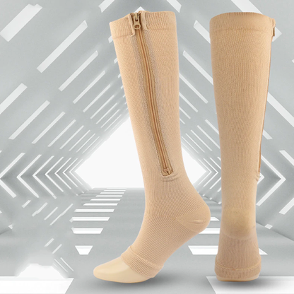 ZipSox™ Compression Socks with Zipper
