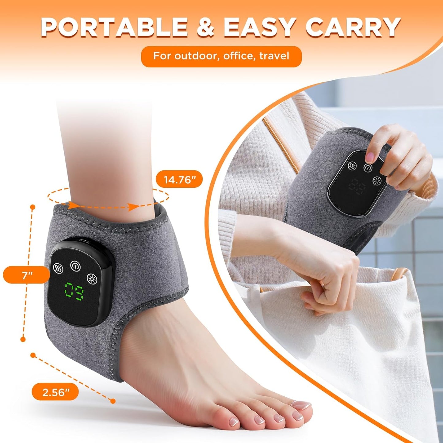 99.8% Foot/Leg Swelling Relief in 15 Mins/Day – 200k Users Love It!