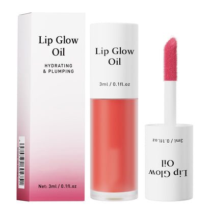 🌈 7-Color Fruit-Flavored Lip Oil - Hydrating Moisturizing Mirror-Gloss Lip Gloss