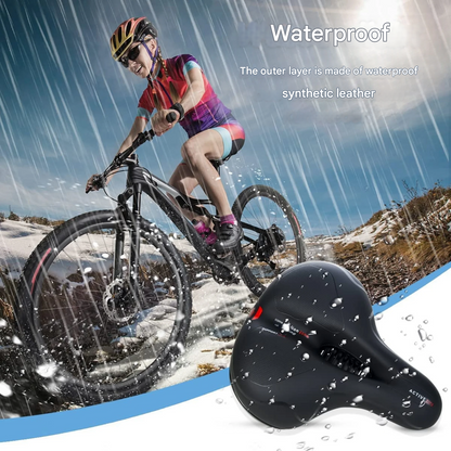 CloudRide™ – Breathable Hollow Bike Saddle