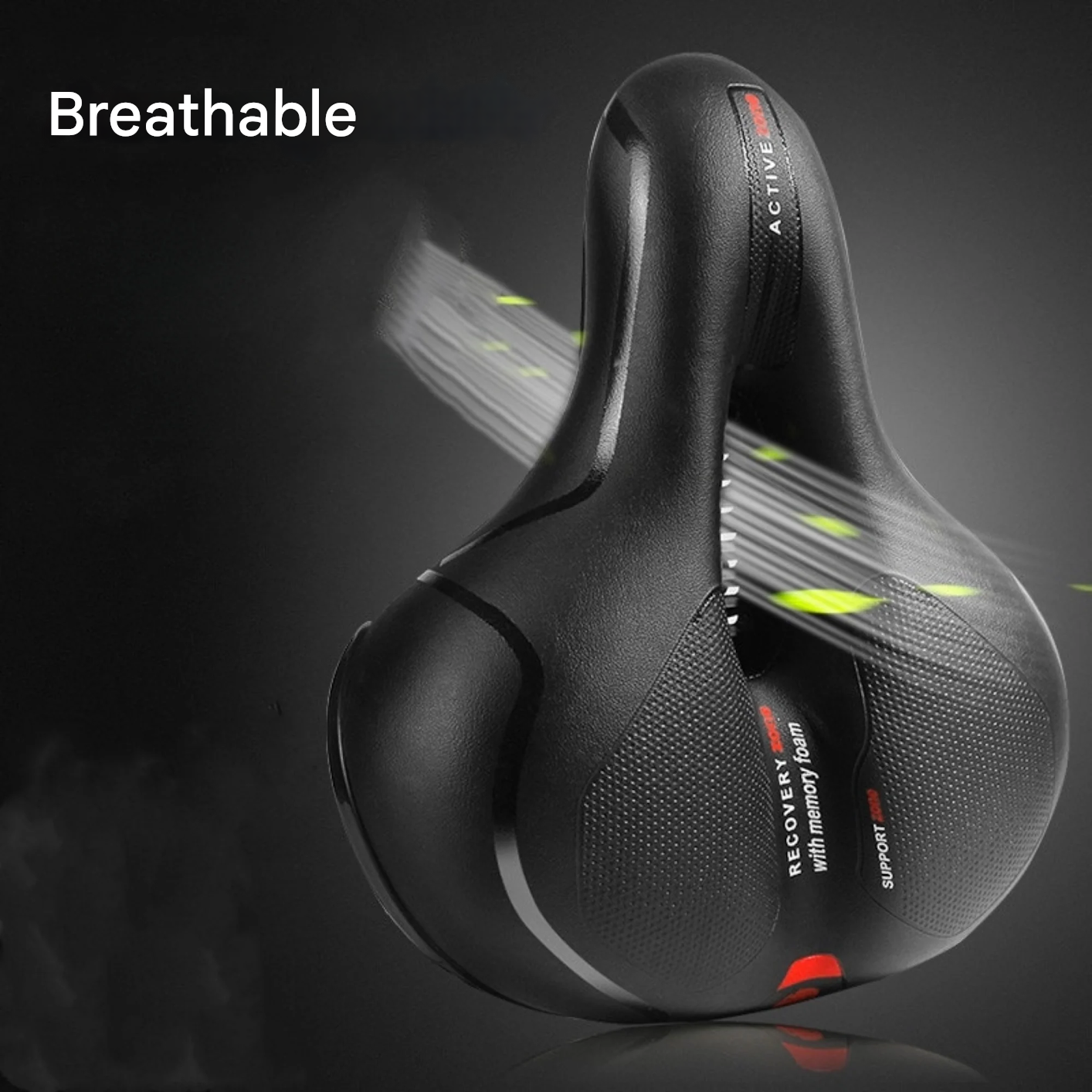 CloudRide™ – Breathable Hollow Bike Saddle